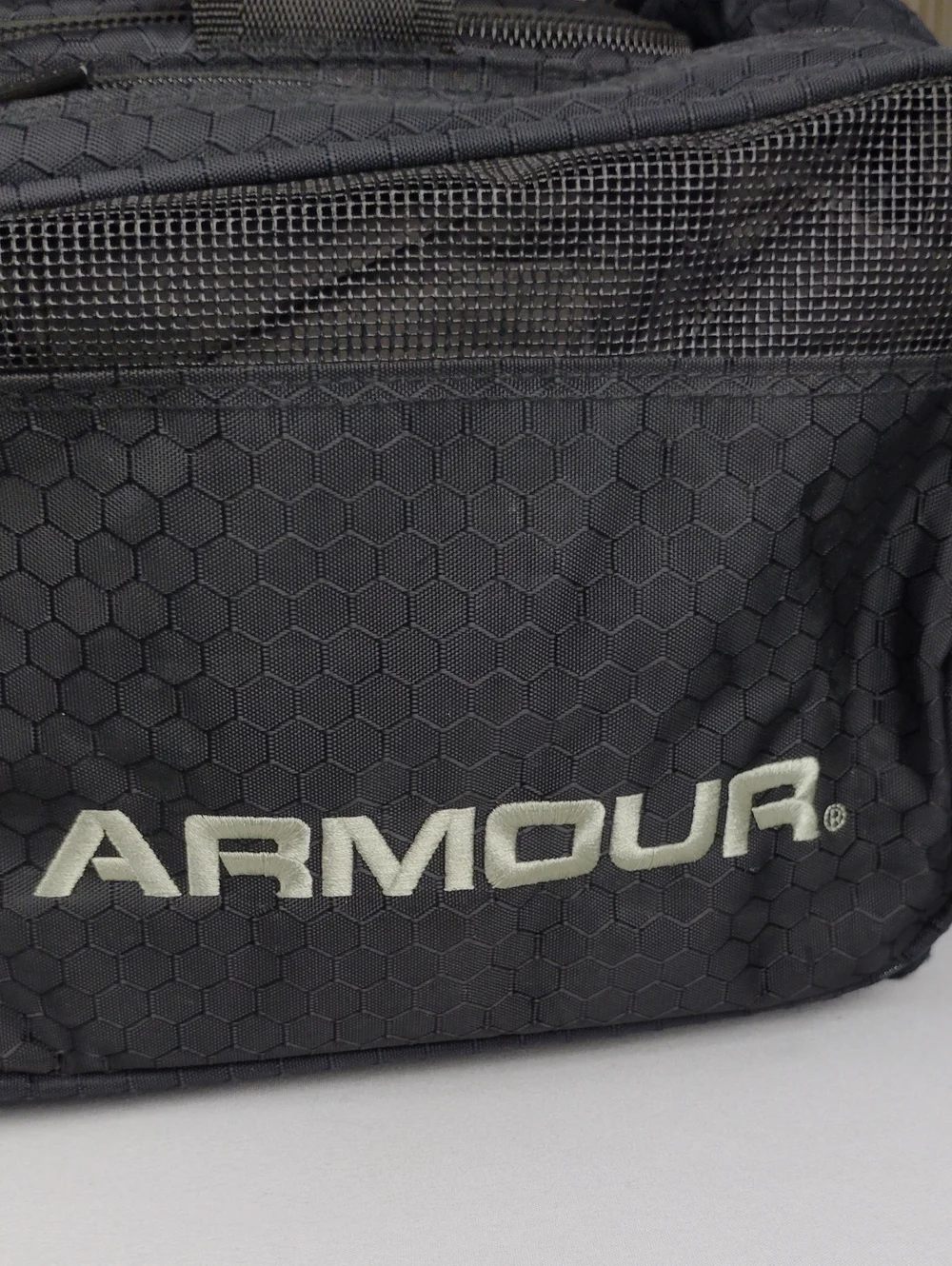 Under Armour Black Nylon Duffle Bag.